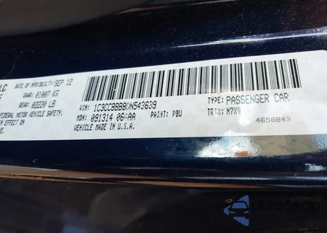 2013 Chrysler 200 Touring z USA, uszkodzony, nr VIN 1C3CCBBB8DN543639